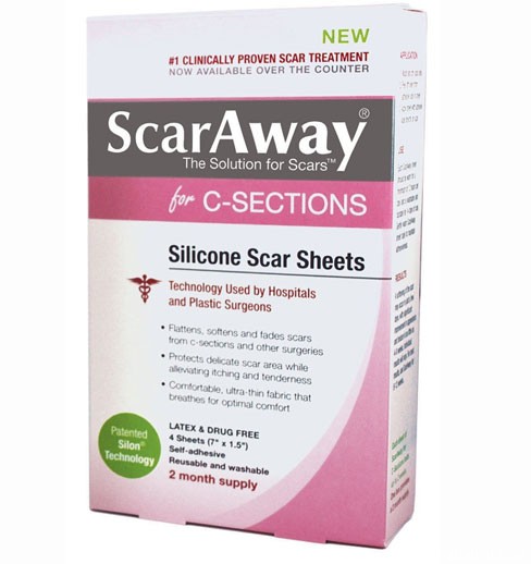 Amazon:降价！剖腹产专用，Scaraway C-Section疤痕修复硅胶贴，淡化疤痕