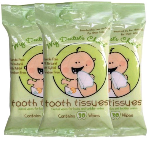 Tooth Tissues Dental Wipes for Baby and Toddler Smiles宝宝牙齿清洁湿巾