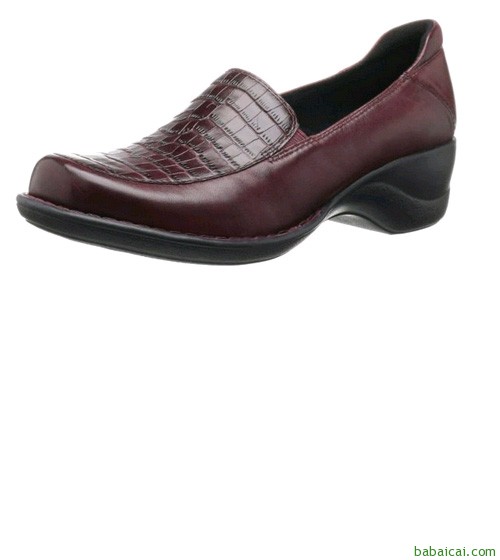 Clarks其乐女士真皮坡跟鞋 $21.6（$27 鞋服8折）到手￥235