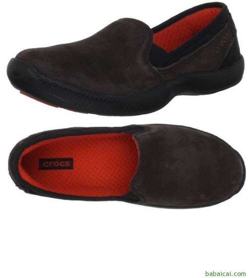 CROCS 卡骆驰 女士真皮休闲鞋 $14.51（$18.14 鞋服8折）
