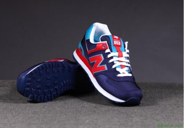 超帅！New Balance新百伦ML574 Passport男款跑鞋特价$56.98，鞋服8折后45.6