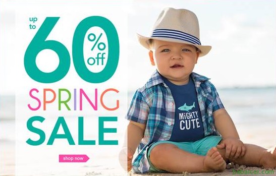 Carter’s卡特童装官网，全场低至4折叠加满无门槛额外8折+满$50免境内邮费