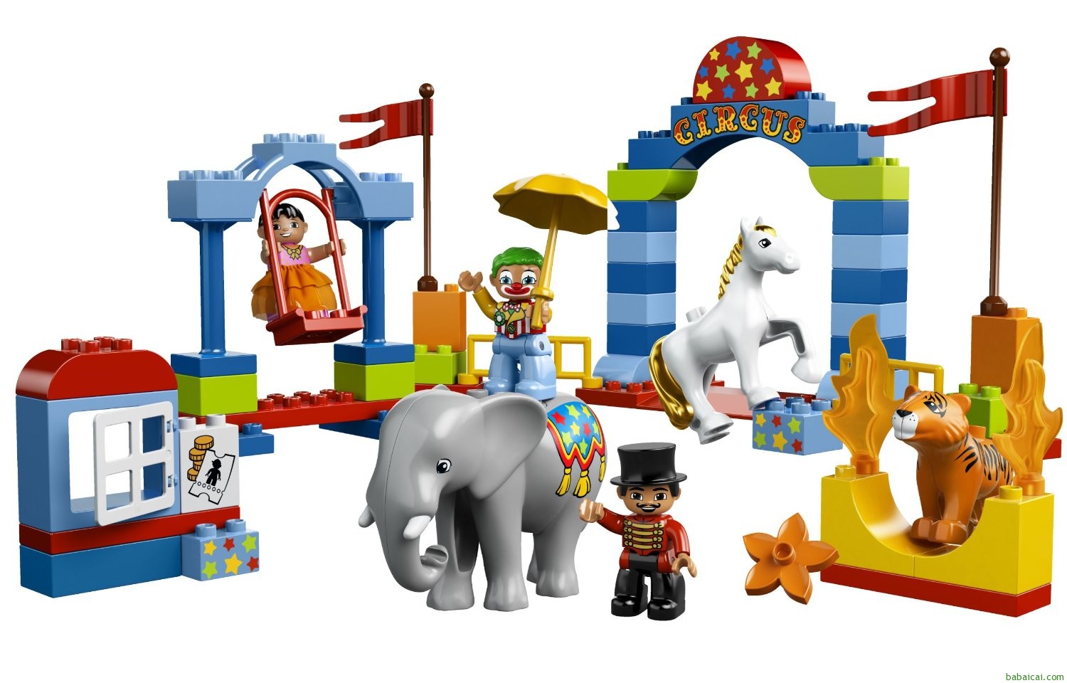 LEGO乐高教育认知DUPLO得宝系列大马戏团原价$35，现特价$19.19 到手￥190 国内￥391