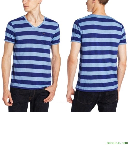 Scotch & Soda 男士V领短袖T恤 $16.67（$20.84 鞋服8折）