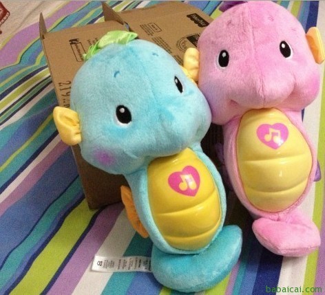 大白菜！再次历史新低!费雪安抚海马特价色$9.1,手快有~粉色和蓝色均特价，