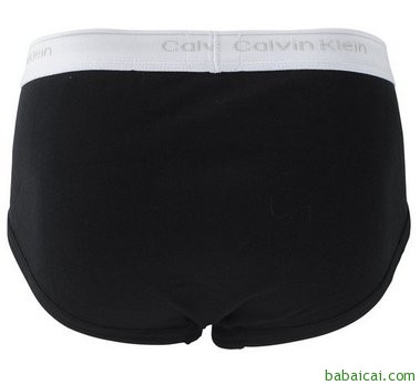 Calvin Klein CK 男式纯棉三角内裤3条装特价$14.39 amazon男式内裤销量第四