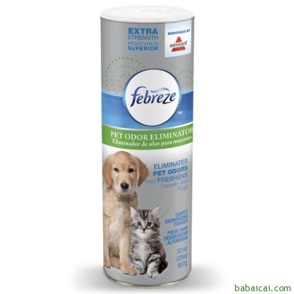 家有宠物必备~Febreze超强宠物除味粉ss购买实付$2.36