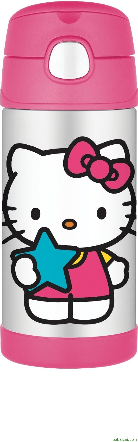 又降价！膳魔师儿童Hello Kitty保温吸管杯$12.47啦