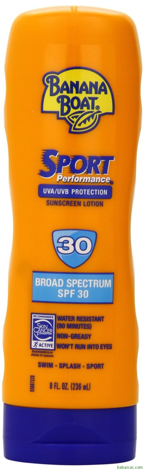 历史新低~Banana Boat香蕉船运动防晒霜236ml特价$5.94-$1优惠券+S&S购买实付$4.64
