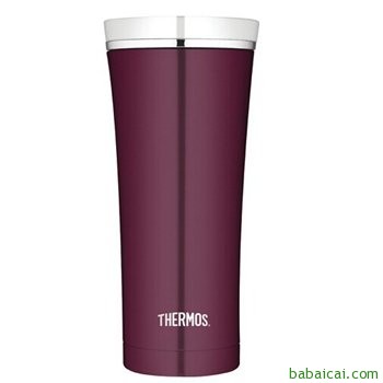 美女专属！膳魔师Thermos 480ml双层真空不锈钢保温杯紫色款特价.38 历史好价！