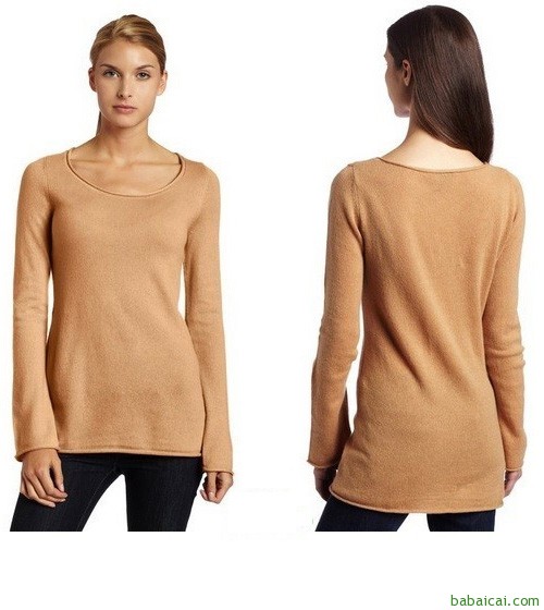 Sofie 女士大圆领纯羊绒衫 3折 $54.6