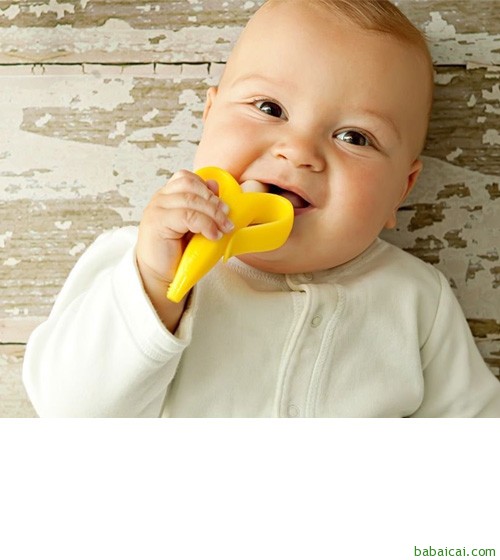 适合凑单：Baby Banana Bendable Training Toothbrush 香蕉型幼儿可弯曲训练牙刷