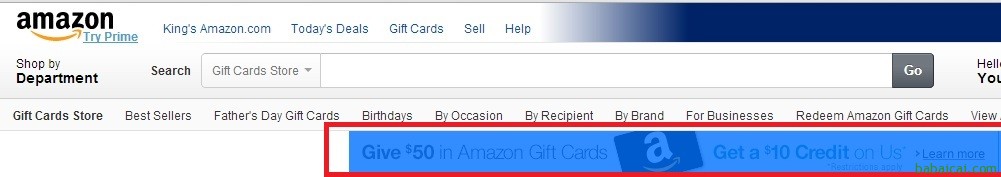 教你看是否有幸中奖：amazon买$50礼品卡送$10，或买$100送$20促销券