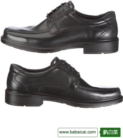 ECCO爱步经典赫尔辛基男士皮鞋 黄金码 $60.99