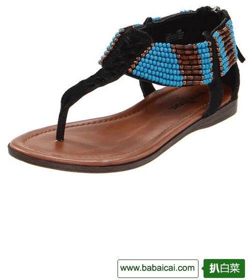 Minnetonka 迷你唐卡 Ibiza 波西米亚风格女士凉鞋$29.99（还可用8折码）