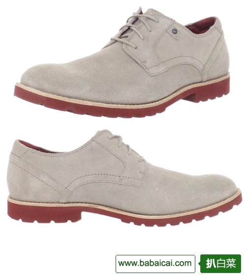 Rockport 乐步 男士牛津鞋 $47.9（$59.88 鞋服8折）