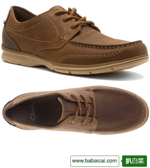 Clarks其乐男士真皮休闲鞋 $40.69（$50.86 新人8折）