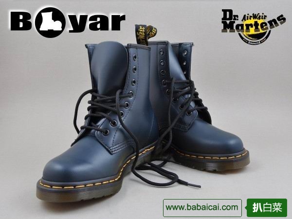 Dr. Martens 经典款马丁靴 $59.67（$74.59 新人8折）