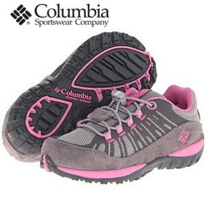 惊爆价!Columbia哥伦比亚女童户外运动鞋$19.99 有成人39码!大白菜啊
