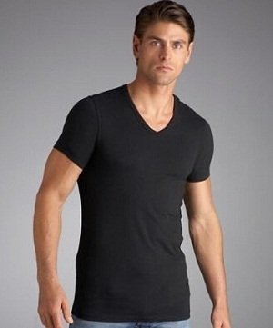 太白菜了！Calvin Klein卡尔文克莱恩男士纯棉V领T恤3件仅$15.99 圆领也3件$15.99 尺码全