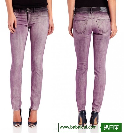 DIESEL 迪赛 女士渐变修身牛仔裤 $49.09（$61.36 新人8折）