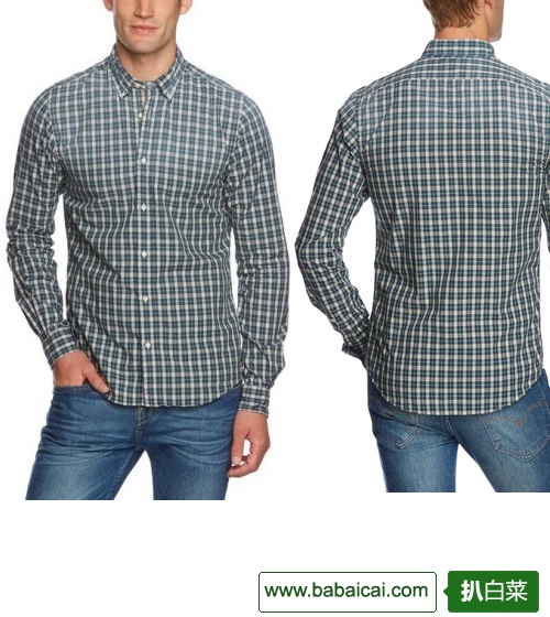 Scotch & Soda 男士纯棉衬衫 3.4折 $35.46