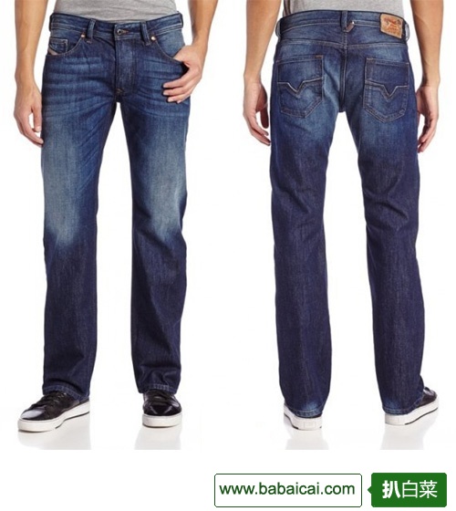 DIESEL 迪赛 Larkee系列 男士直筒牛仔裤 3.7折 $63.48（$79.35 满百8折）