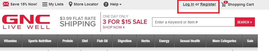 GNC 健安喜官网 2014年最新 新人注册和下单教程(攻略)