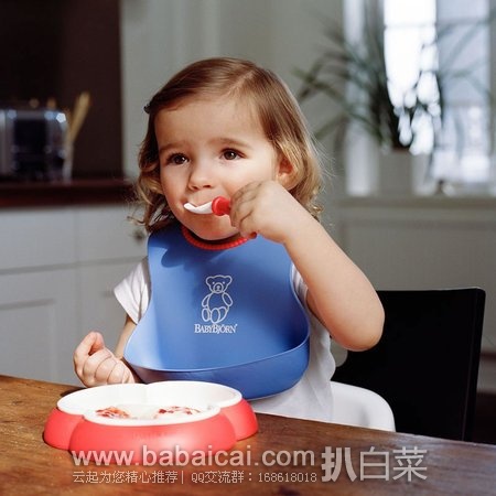 亚马逊中国：BABYBJORN 婴幼儿防漏食物围嘴2只装  现秒杀特价￥89元