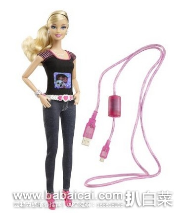 时尚玩具：会拍照的Barbie 芭比娃娃原价$50 现$17.08
