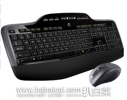 Logitech罗技 MK710 无线鼠标+键盘套装原价$100 现历史新低$49.99  直邮无税 运费仅$9.35 到手￥365 国内￥620+