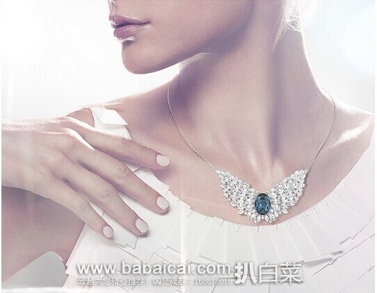 Swarovski:施华洛世奇 Angel 天使之翼水晶项链原价0 现5折0 到手¥880