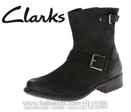 Clarks Plaza Float 女士低帮短靴（原价$160，现$79.9），公码75折后实付$59.92