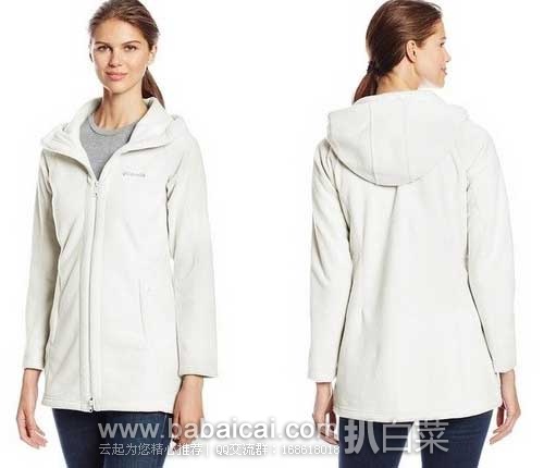 Columbia 哥伦比亚 女士加长连帽版抓绒衣 原价$75.00，现$26.91