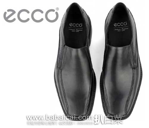 ECCO 爱步 New Jersey 新泽西男士一脚蹬皮鞋(原价$149.95，现6.7折$99.9)，公码8折后实付$74.93