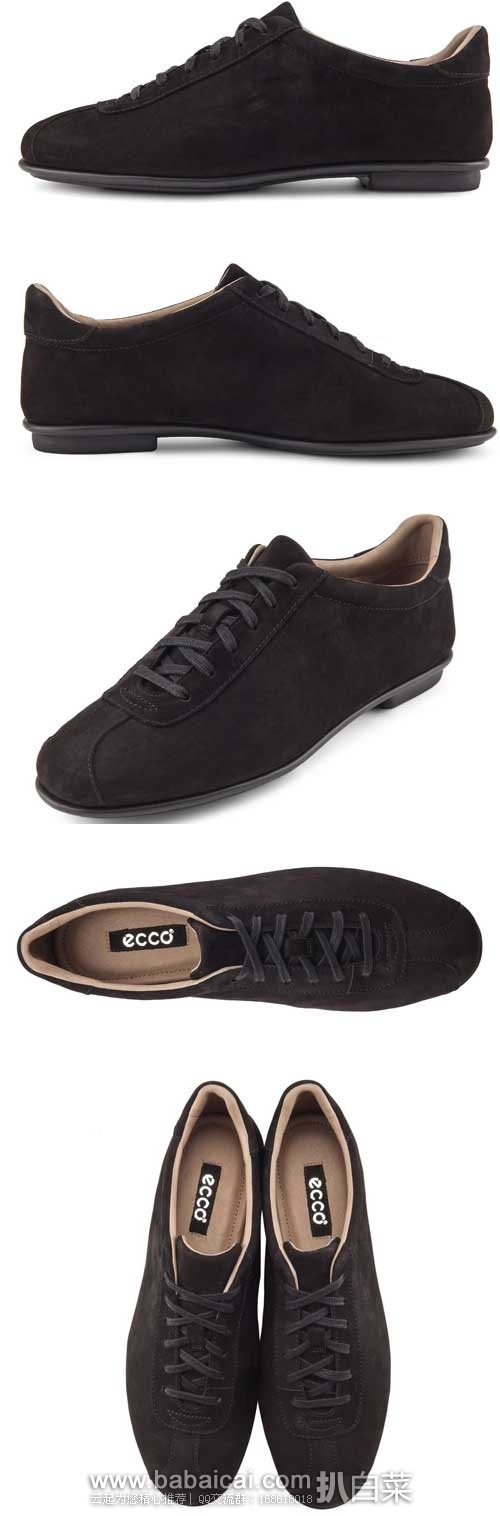 2014秋冬新款,ECCO Retro 爱步 6眼系带女鞋(原价9.95,现6.1折.91),公码8折后实付.53