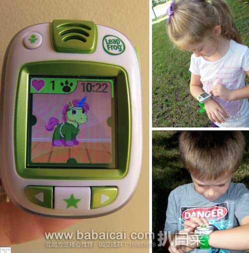 LeapFrog 跳蛙 儿童 趣味互动、健康追踪手表,原价.99,现5折售价.99