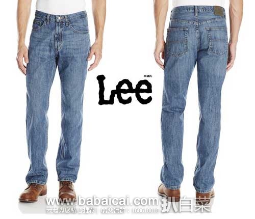 LEE 李牌 Premium Select系列 男式宽松直筒牛仔裤（原价$58，现5.5折$32.9），公码7折后实付$23.03