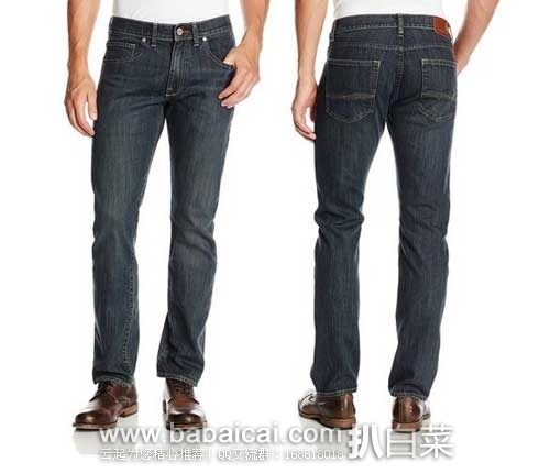 Lee 李牌 Modern系列修身舒适直筒牛仔裤(原价,现.99),公码8折后实付.59
