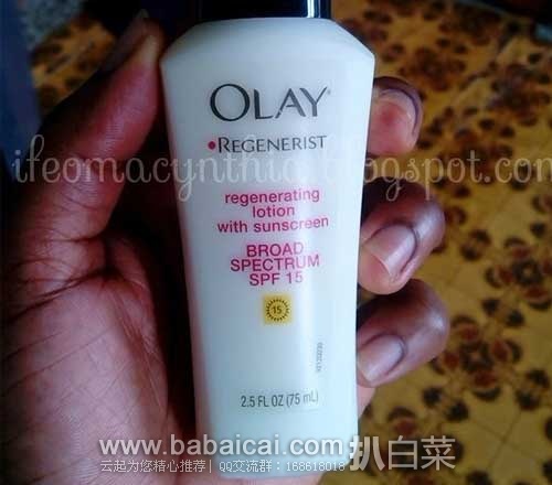 Olay 玉兰油 新生防晒焕肤乳液 75ml装 (原价$19.99，现6.5折$12.99)，用券折后实付$9.99，史低
