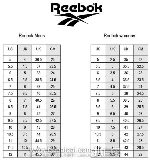 reebok-chart