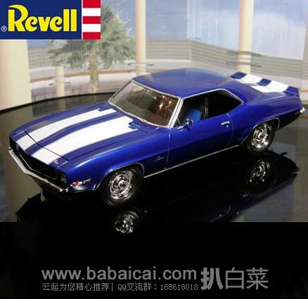 Revell 利华 CamaroZ/28 雪佛兰 科迈罗1:25模型 原价$19.99，现7.4折$14.71