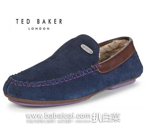 Ted Baker 泰德贝克 男士绒面牛皮保暖休闲鞋（原价$90，现5.4折$48.77），公码75折后实付$36.58