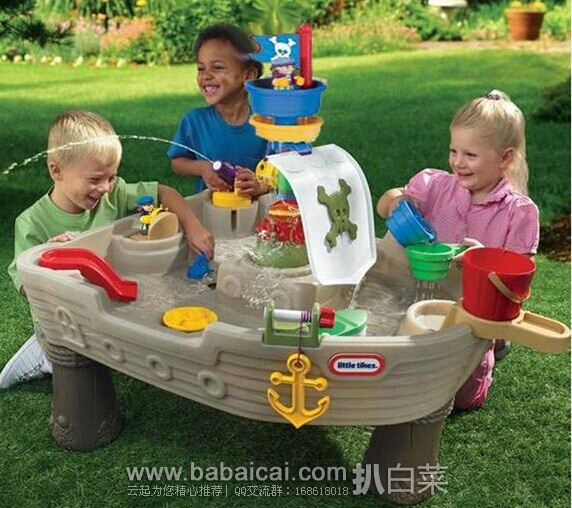 热销款爆降Little Tikes 小泰克 抛锚戏水海盗船玩具桌原价$80,现历史低价$44.09 转运到手¥900