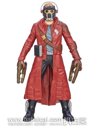 Marvel 漫威 银河护卫队 星爵手办 12寸可动玩偶原价,现新低.12 直邮无税,运费仅.96