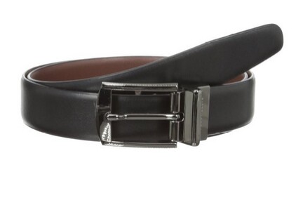 好价!Perry Ellis 双面真皮男式腰带原价 现 现特价.99