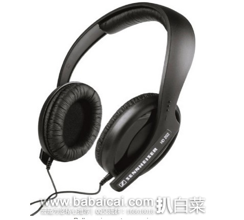 Sennheiser森海塞尔 HD202II 封闭动圈式耳机原价$30，现新低$14.99