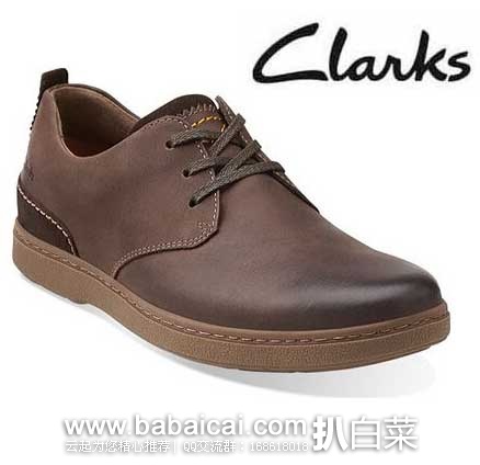 6PM:Clarks 其乐 Salton Fly 真皮休闲鞋 原价,现特价.99