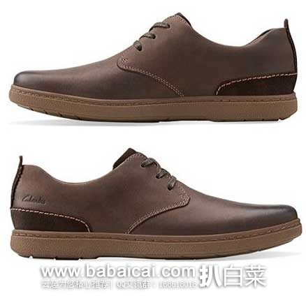 6PM:Clarks 其乐 Salton Fly 真皮休闲鞋 原价,现特价.99
