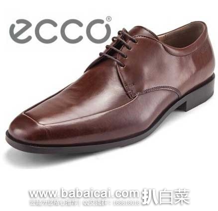 ECCO 爱步 达卡诺系列 男士系带正装鞋(原价9.95,现0.22),公码8折后实付2.18